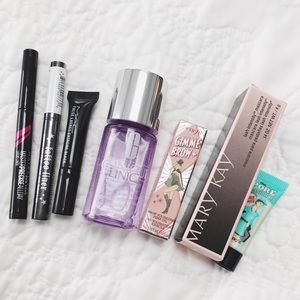 Clinique Benefit Mary Kay MAC Sample Beauty Bag